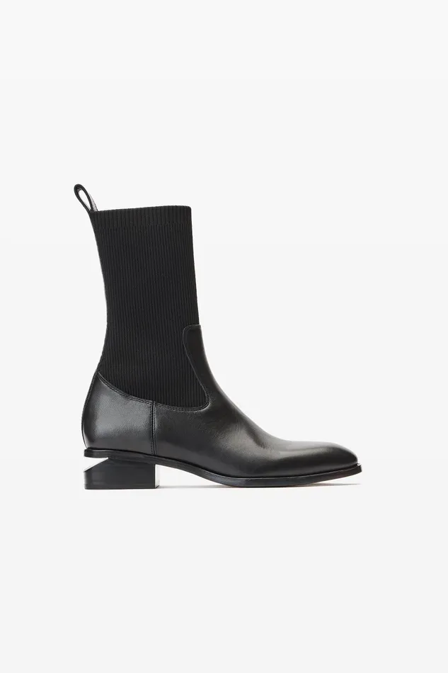 Alexander Wang Shoes Kane Sock Boot In Leather 8211 Women