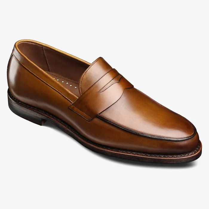 Allen Edmonds Brooks Presidio Loafer Walnut Men Loafers and SlipOns