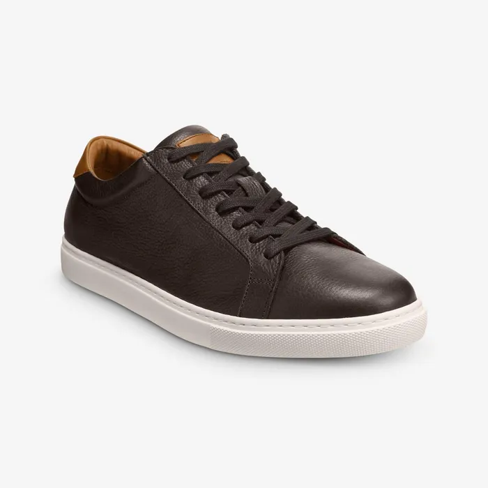 Allen Edmonds Courtside Sneaker Dark Brown Men Wide Width Shoes