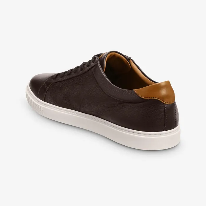 Allen Edmonds Courtside Sneaker Dark Brown Men Wide Width Shoes