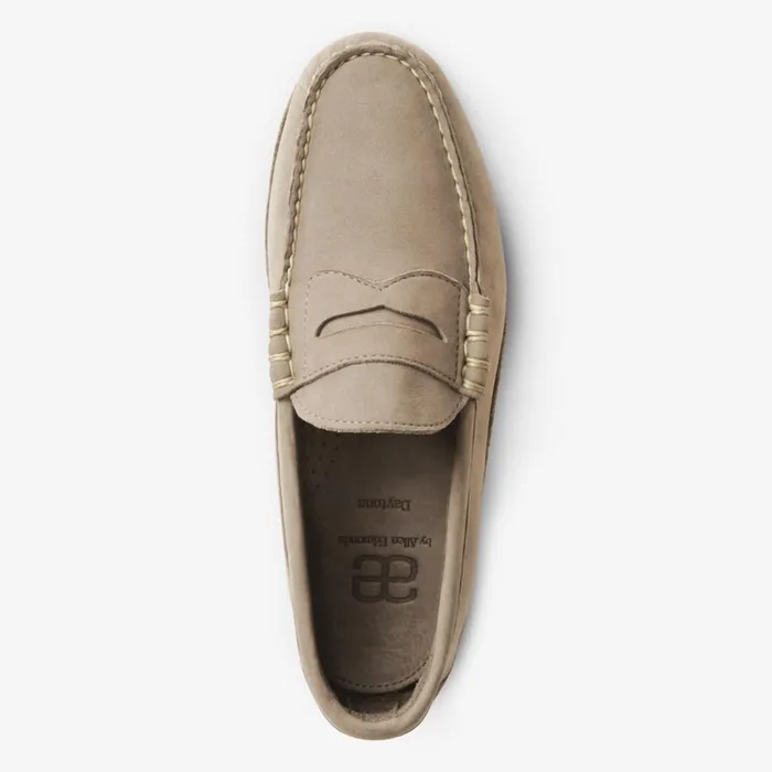 Allen Edmonds Daytona Suede Driving Shoe Bone Men Boat Shoes and Driving Mocs