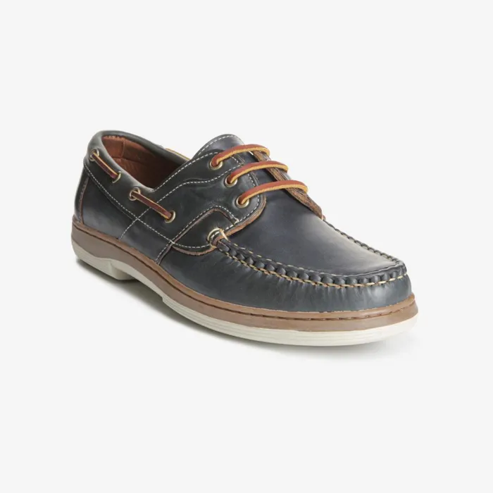 Allen Edmonds Eastport Boat Shoe Navy Men Boat Shoes and Driving Mocs