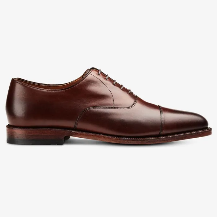 Allen Edmonds Exchange Place CapToe Dress Shoe Dark Chili Men Dress Shoes