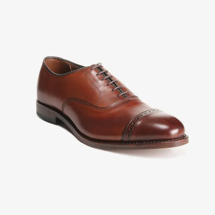 Allen Edmonds Fifth Avenue CapToe Oxford Dark Chili Men Wide Width Shoes