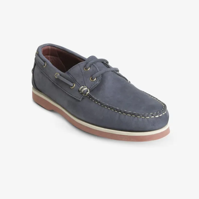 Allen Edmonds Force 10 Boat Shoe Blue Men Boat Shoes and Driving Mocs