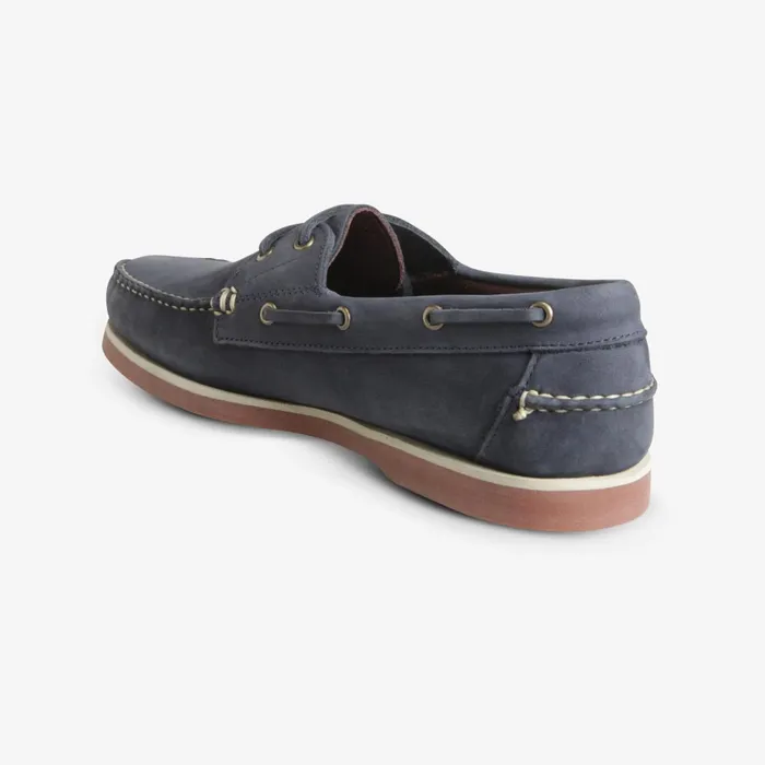 Allen Edmonds Force 10 Boat Shoe Blue Men Boat Shoes and Driving Mocs