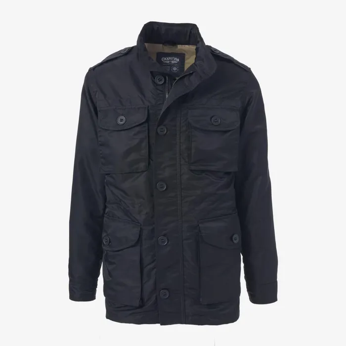 Allen Edmonds Freedom Field Jacket By Cockpit USA Black Men Outerwear