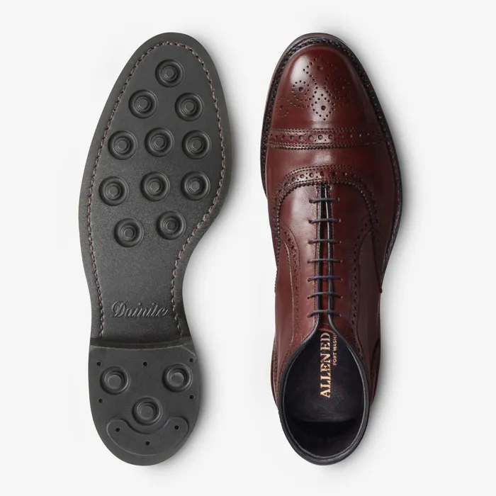 Allen Edmonds Hamilton Weatherproof Oxford Dress Boot Chili Men Wide Width Shoes