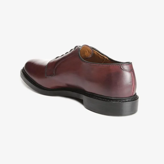 Allen Edmonds Leeds Dress Plaintoe Blucher Shoe Oxblood Men Dress Shoes