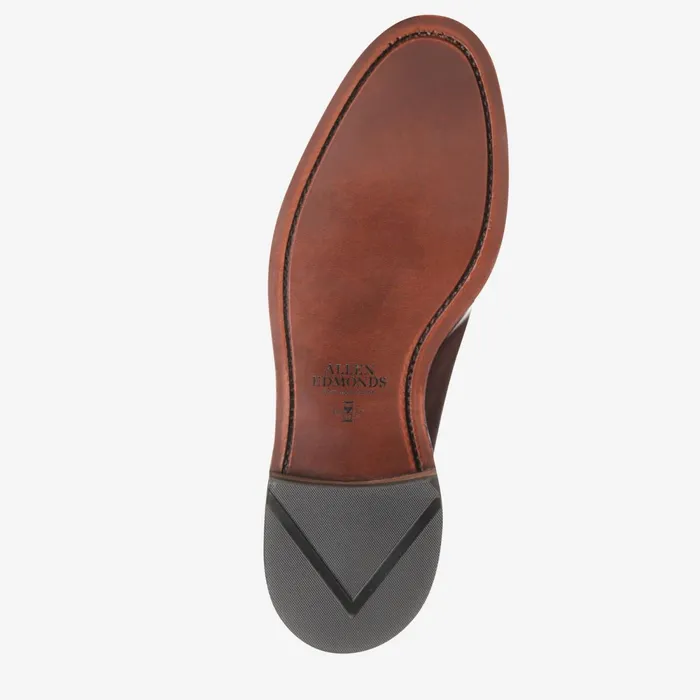 Allen Edmonds Leeds Dress Plaintoe Blucher Shoe Oxblood Men Dress Shoes