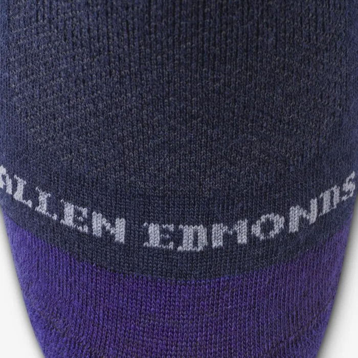 Allen Edmonds MidCalf Cotton Air Dress Socks Navy Men Socks