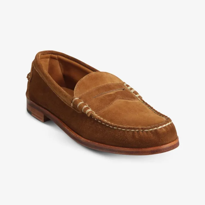 Allen Edmonds Sea Island Suede Loafer Tan Men Loafers and SlipOns