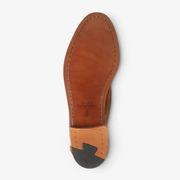 Allen Edmonds Sea Island Suede Loafer Tan Men Loafers and SlipOns