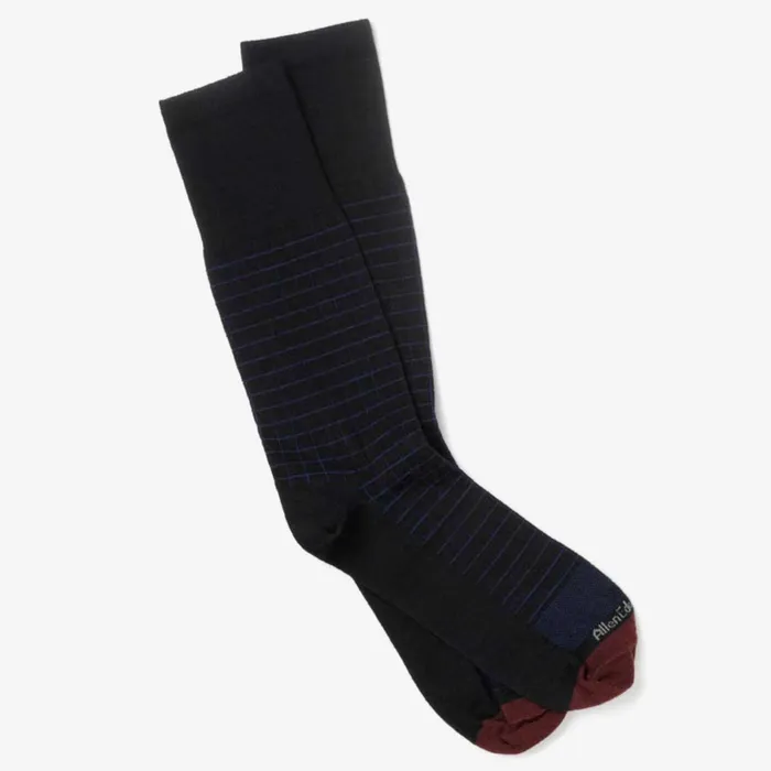 Allen Edmonds Window Merino Wool Dress Socks Navy Men Socks