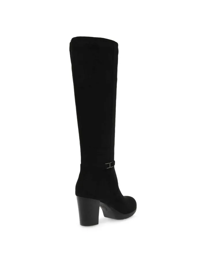 Anne Klein Rya Tall Boot Black Ms Women Shoes