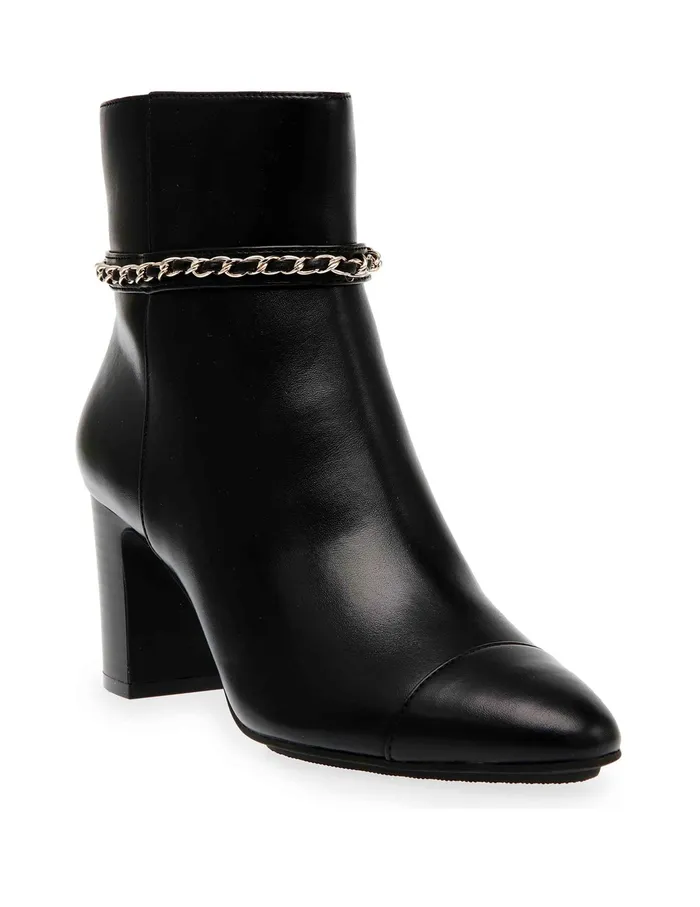 Anne Klein Suri Dress Bootie Black Pu Women Shoes