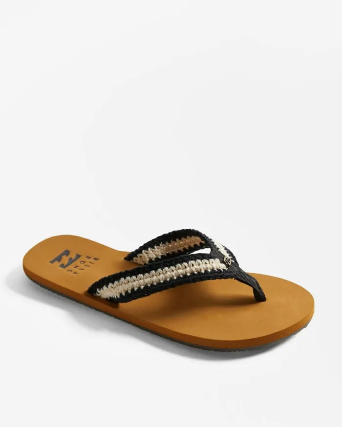 Baja Sandals Black White 2 Women Billabong Shoes