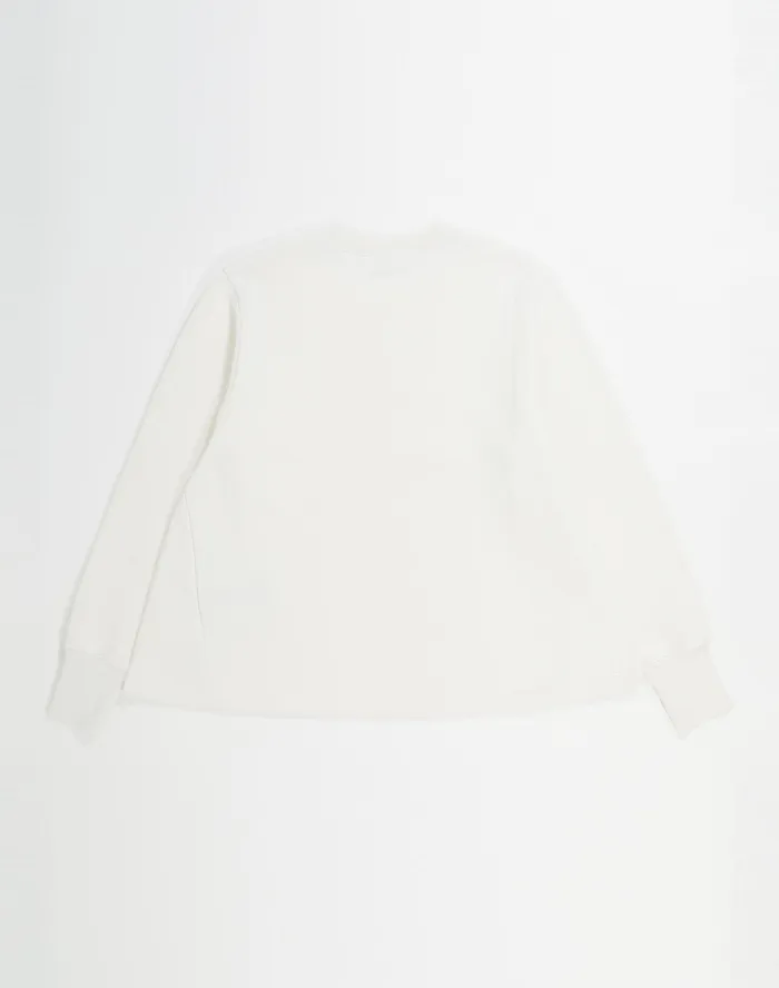 Beams Boy Reverse Weave Sweatshirt C Logo White Women Champion Hoodies and Sweatshirts