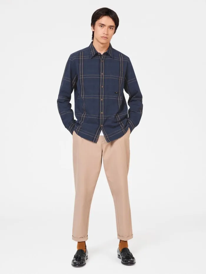 Ben Sherman Long Sleeve Shirts Men B By Indigo Check Shirt Ben Sherman Long Sleeve Shirts Men B By Indigo Check Shirt