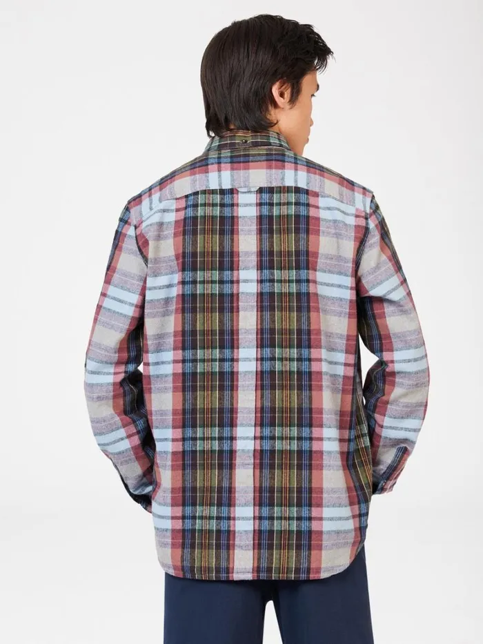 Ben Sherman Long Sleeve Shirts Men Brushed Multicolour Check Oxford Shirt Ben Sherman Long Sleeve Shirts Men Brushed Multicolour Check Oxford Shirt