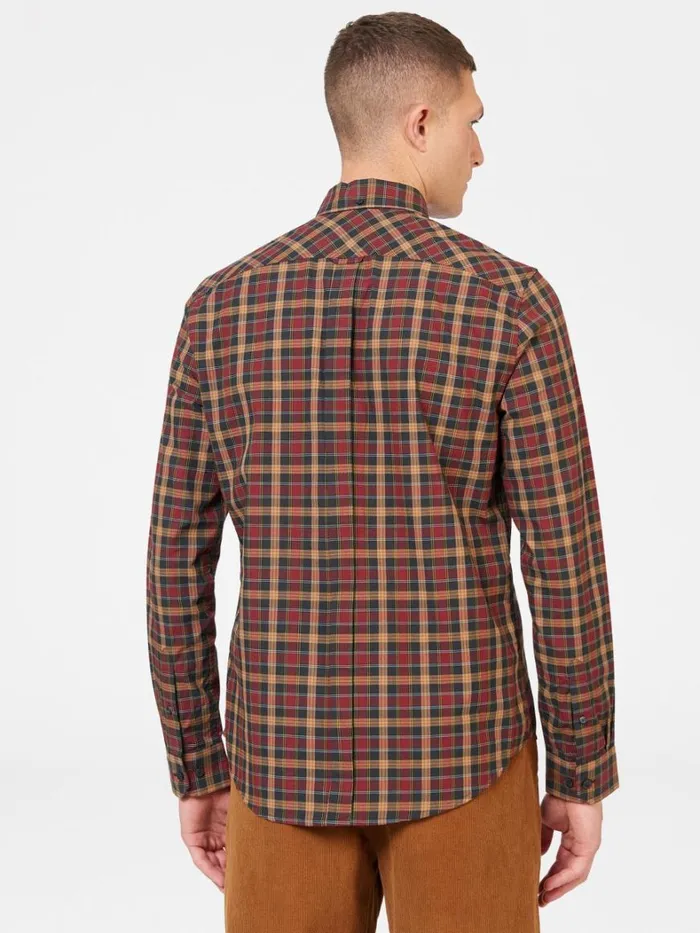 Ben Sherman Long Sleeve Shirts Men Signature Classic Check Shirt 8211 Red Ben Sherman Long Sleeve Shirts Men Signature Classic Check Shirt 8211 Red