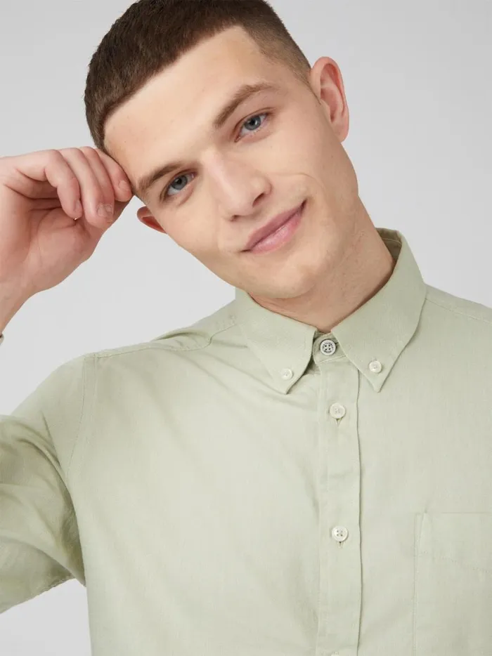 Ben Sherman Long Sleeve Shirts Men Signature Organic Oxford Shirt 8211 Pistachio Ben Sherman Long Sleeve Shirts Men Signature Organic Oxford Shirt 8211 Pistachio