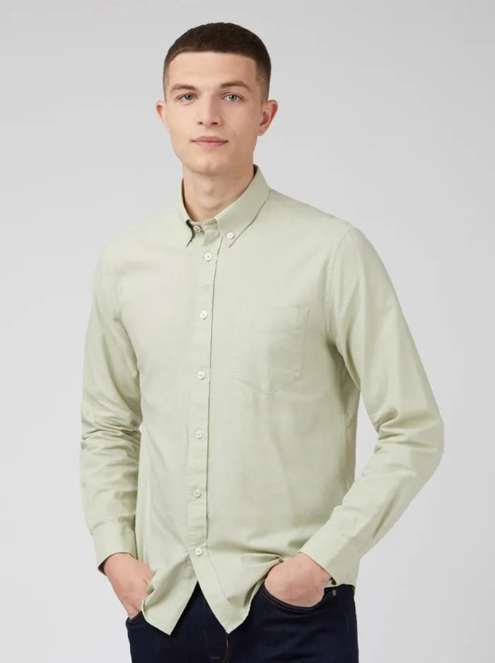 Ben Sherman Long Sleeve Shirts Men Signature Organic Oxford Shirt 8211 Pistachio Ben Sherman Long Sleeve Shirts Men Signature Organic Oxford Shirt 8211 Pistachio