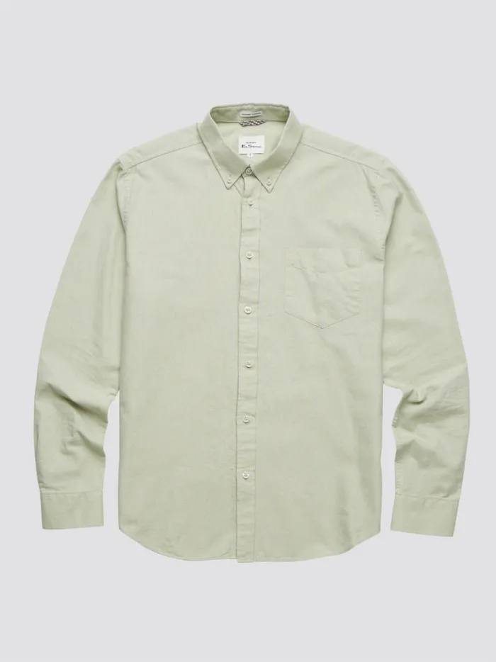 Ben Sherman Long Sleeve Shirts Men Signature Organic Oxford Shirt 8211 Pistachio Ben Sherman Long Sleeve Shirts Men Signature Organic Oxford Shirt 8211 Pistachio