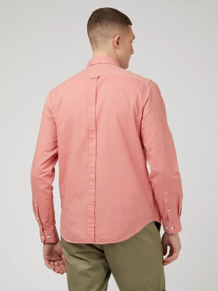 Ben Sherman Long Sleeve Shirts Men Signature Organic Oxford Shirt 8211 Raspberry Ben Sherman Long Sleeve Shirts Men Signature Organic Oxford Shirt 8211 Raspberry