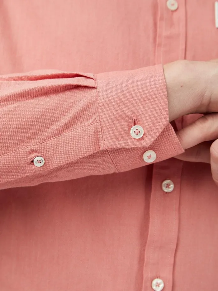 Ben Sherman Long Sleeve Shirts Men Signature Organic Oxford Shirt 8211 Raspberry Ben Sherman Long Sleeve Shirts Men Signature Organic Oxford Shirt 8211 Raspberry