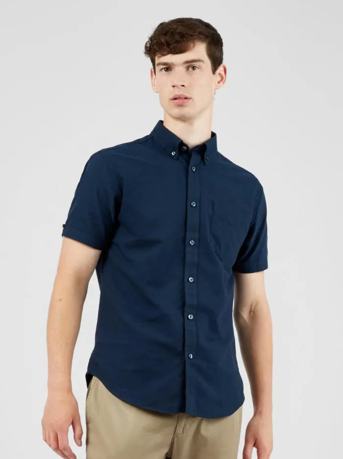 Ben Sherman Oxford Shirts Men ShortSleeve Signature Oxford Shirt