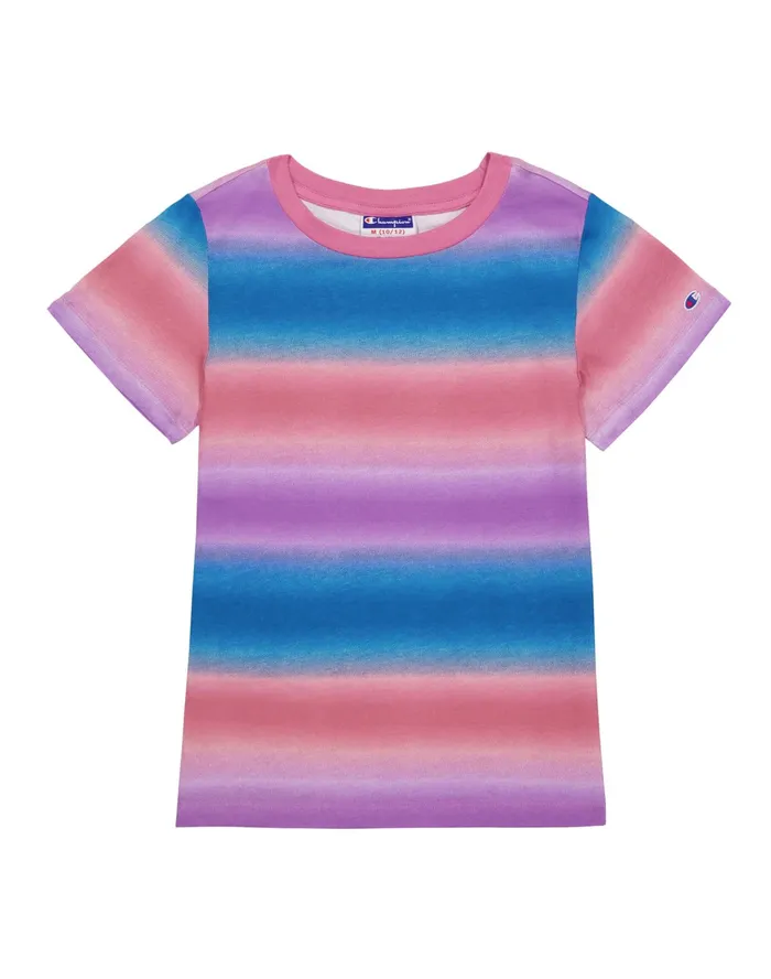 Big Girls Classic Tee Urban Ombre Urban Ombre Kids Champion Tanks and TShirts