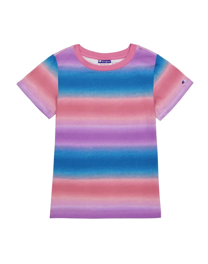 Big Girls Classic Tee Urban Ombre Urban Ombre Kids Champion Tanks and TShirts