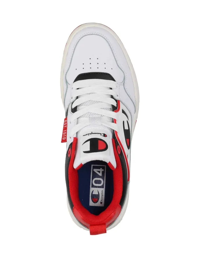 Big Kids039 5On5 Lo Shoes Whiteblackscarletchalk Kids Champion Lifestyle