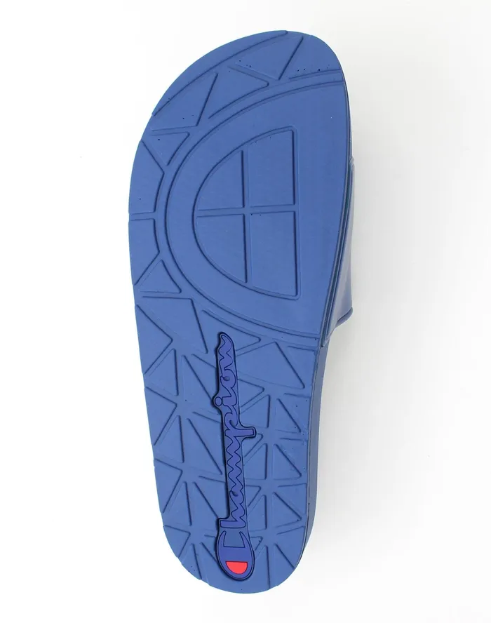 Big Kids039 Slide Sandals C Logo Royal Kids Champion Lifestyle