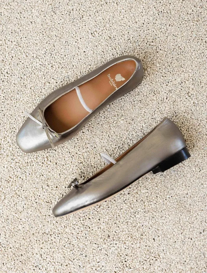Bobbies Ballet Flats Kaa Cosmic Silver 8211 Women