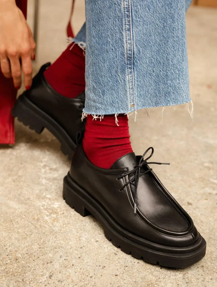Bobbies Loafers and Derbies Noreen Passion Black 8211 Women