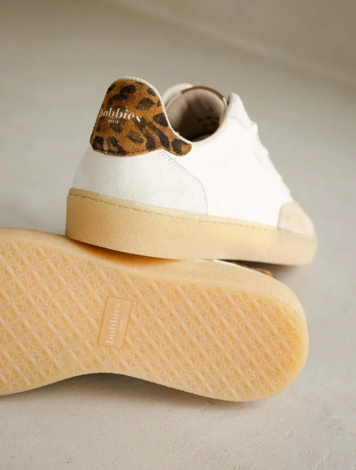 Bobbies Sneakers Bahia Off White and Wild Leo 8211 Women