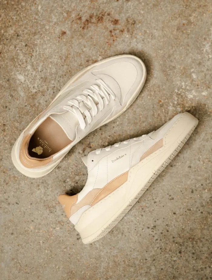 Bobbies Sneakers Beverly Off White Toffee Beige 8211 Women