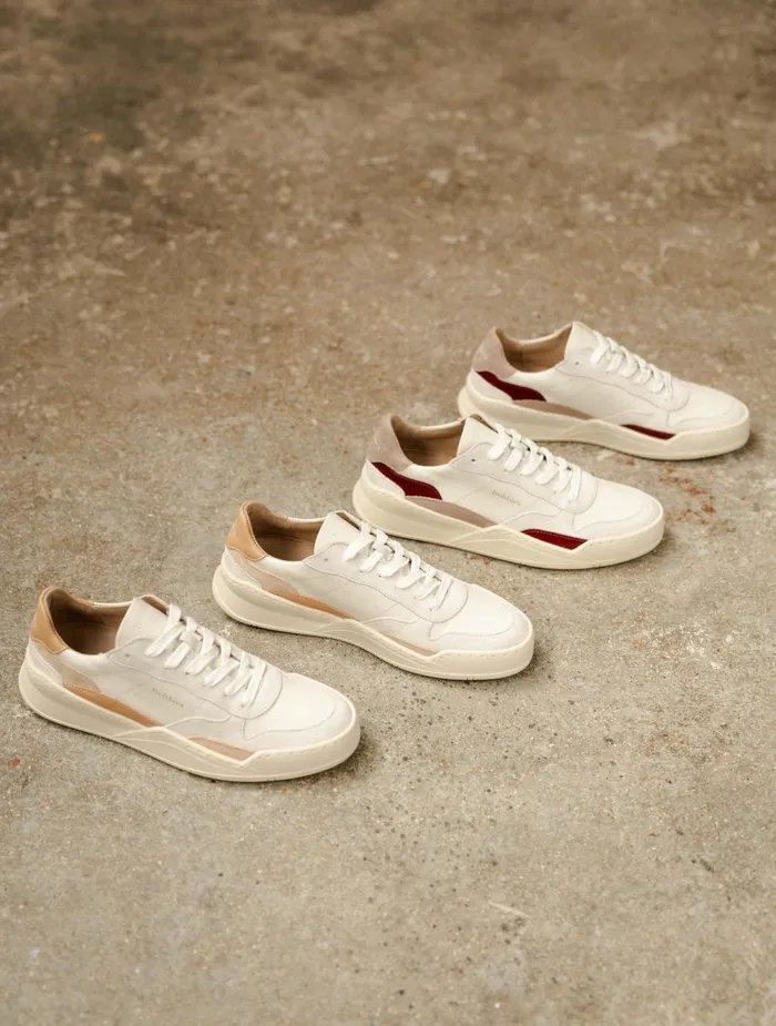 Bobbies Sneakers Beverly Off White Toffee Beige 8211 Women
