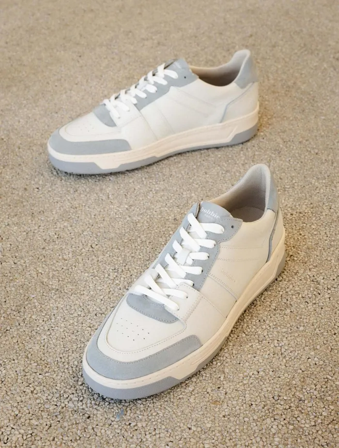 Bobbies Sneakers Cyrus Off White and Frosty Blue 8211 Men