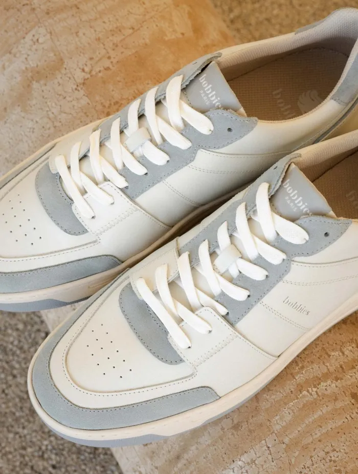 Bobbies Sneakers Cyrus Off White and Frosty Blue 8211 Men
