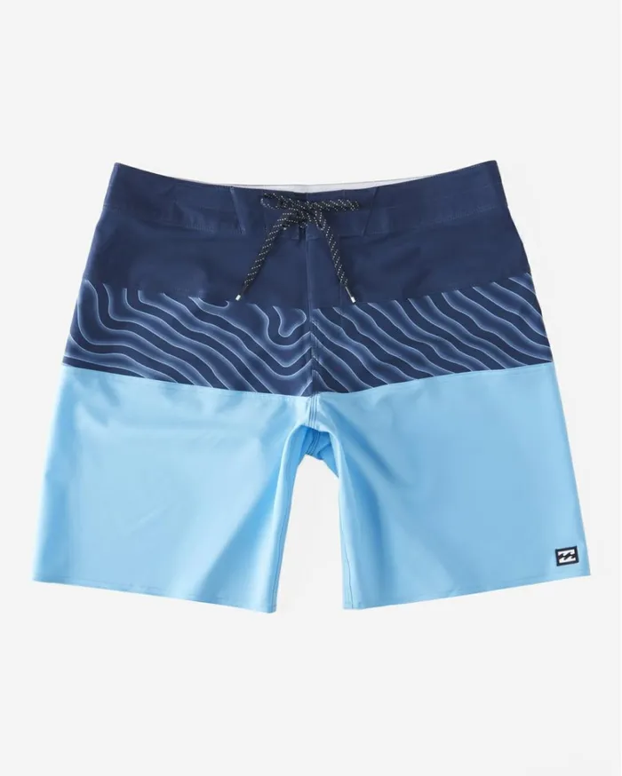 Boy039s Tribong Pro Performance 17034 Boardshorts Coastal Blue MenKids Billabong Short Length