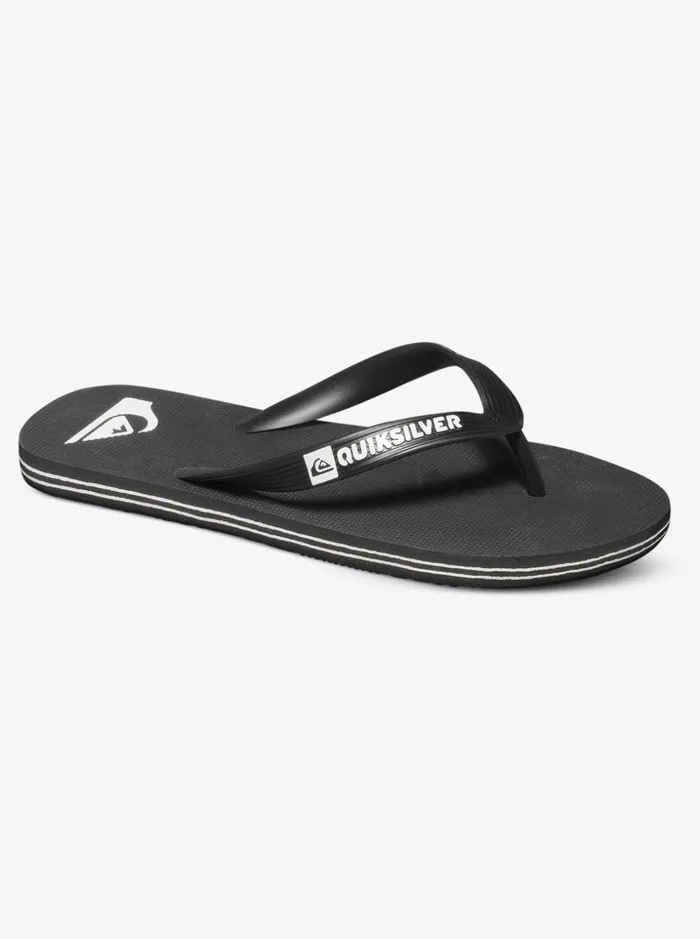 Boys Quiksilver Sandals Boy039s 816 Molokai FlipFlops Blackblackwhite Boys Quiksilver Sandals Boy039s 816 Molokai FlipFlops Blackblackwhite
