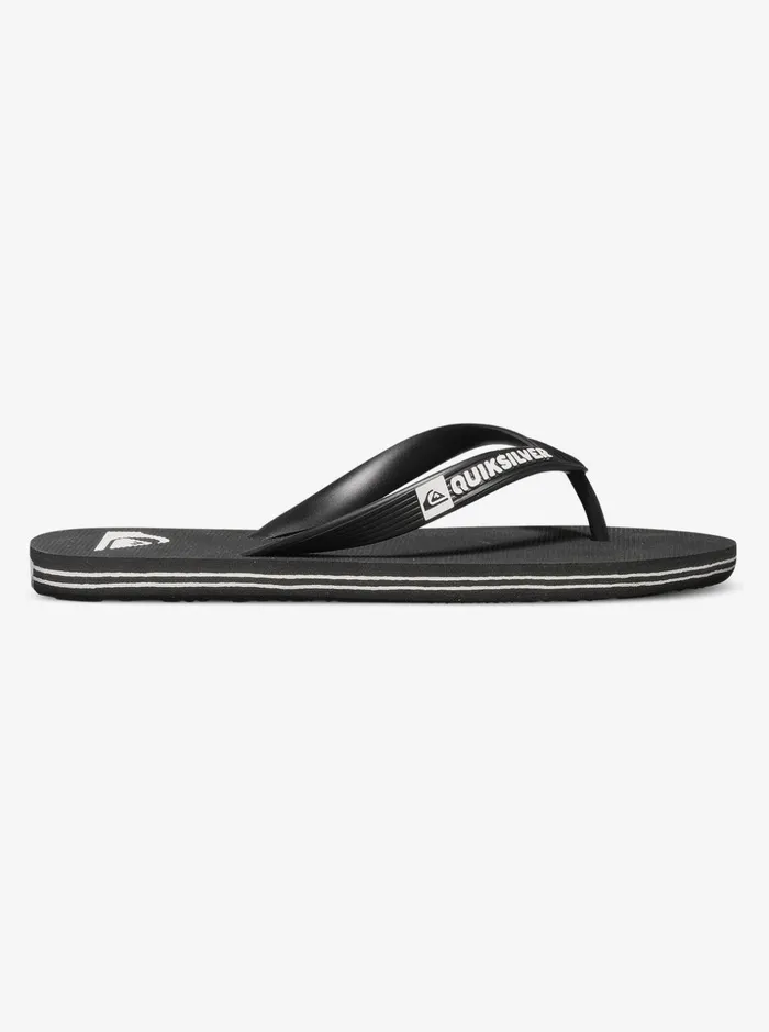 Boys Quiksilver Sandals Boy039s 816 Molokai FlipFlops Blackblackwhite Boys Quiksilver Sandals Boy039s 816 Molokai FlipFlops Blackblackwhite