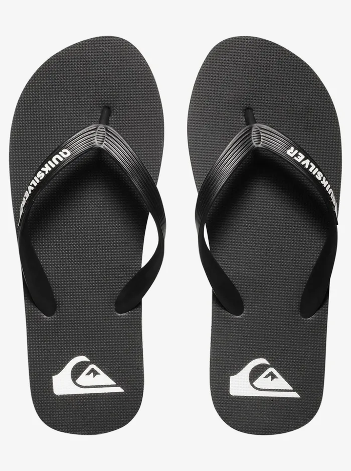 Boys Quiksilver Sandals Boy039s 816 Molokai FlipFlops Blackblackwhite Boys Quiksilver Sandals Boy039s 816 Molokai FlipFlops Blackblackwhite