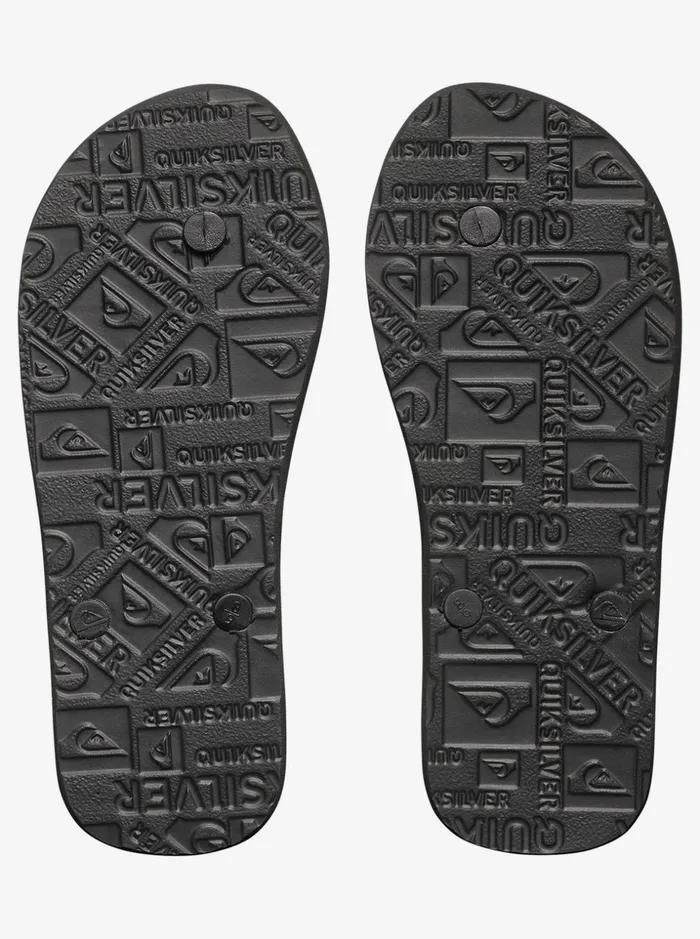 Boys Quiksilver Sandals Boy039s 816 Molokai FlipFlops Blackblackwhite Boys Quiksilver Sandals Boy039s 816 Molokai FlipFlops Blackblackwhite