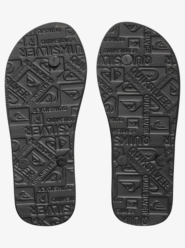 Boys Quiksilver Sandals Boy039s 816 Molokai FlipFlops Blackblackwhite Boys Quiksilver Sandals Boy039s 816 Molokai FlipFlops Blackblackwhite