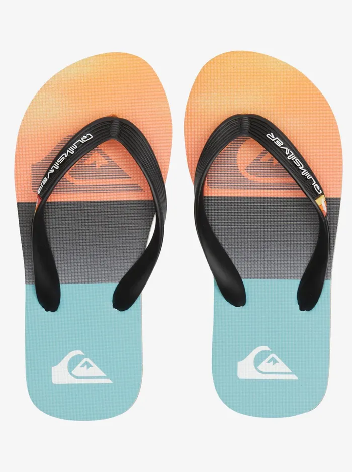 Boys Quiksilver Sandals Boy039s 816 Molokai FlipFlops Blackorangegrey Boys Quiksilver Sandals Boy039s 816 Molokai FlipFlops Blackorangegrey