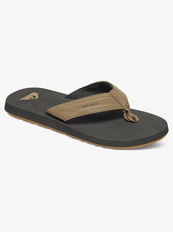 Boys Quiksilver Sandals Boy039s 816 Monkey Wrench Sandals Tan 8211 Solid